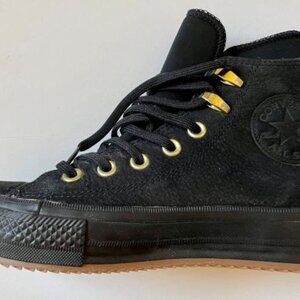 NWOT Black Converse Chuck Taylor All-Star Hi Tops Waterproof Black Sneakers